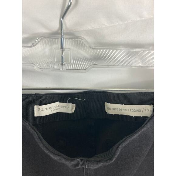 Pilcro and the Letterpress High Rise Denim Legging Black Size 28 Tall - Picture 3 of 4